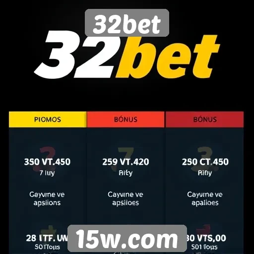 Promoções e bônus oferecidos na 32bet